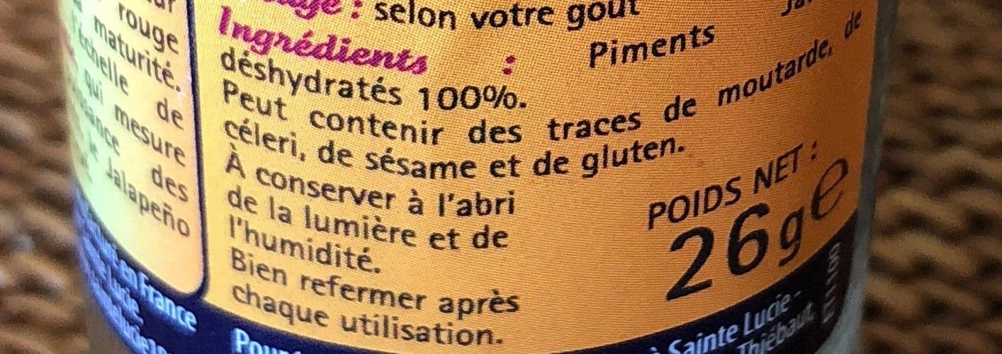 Sainte Lucie Piment jalapeno packshot