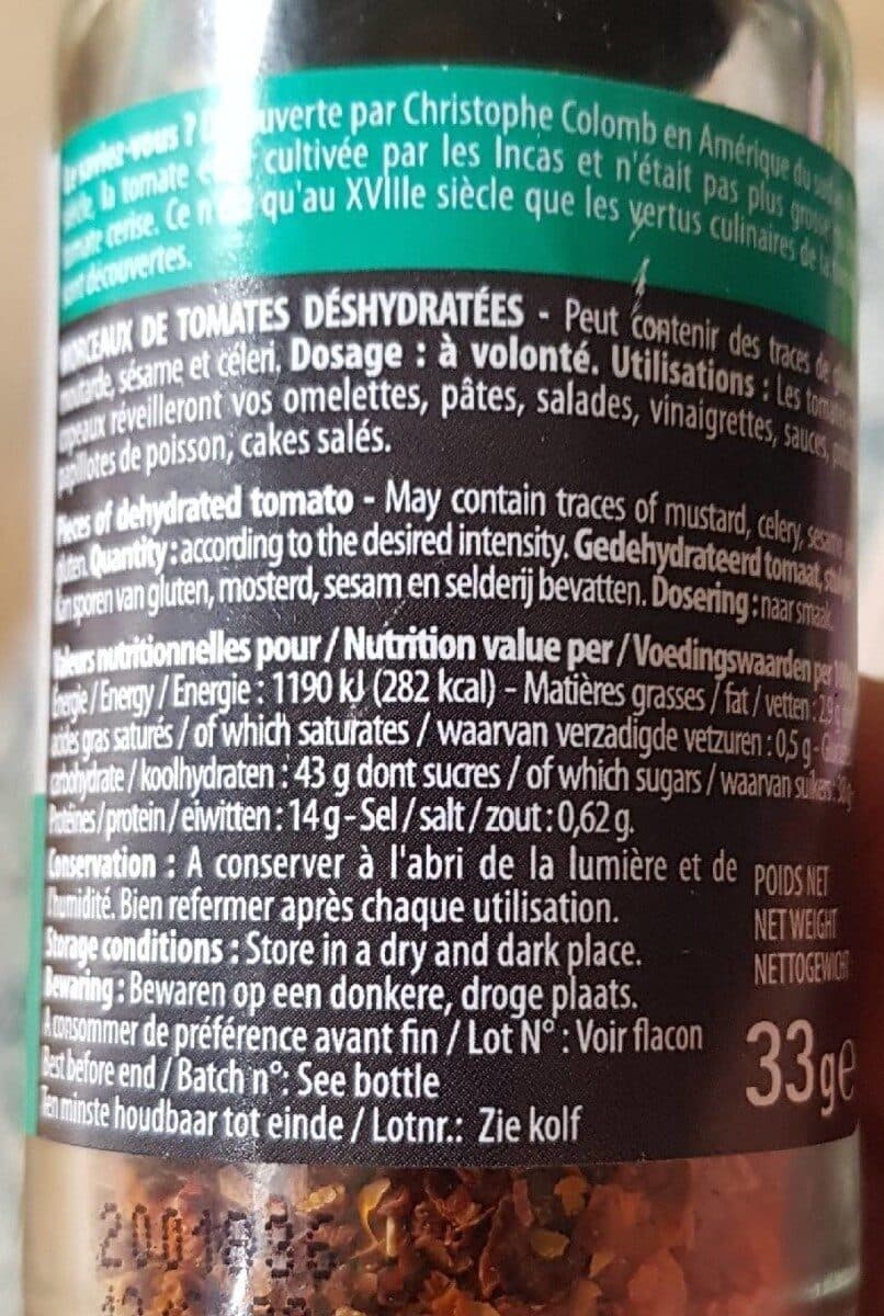 Sainte Lucie Tomates copeaux packshot