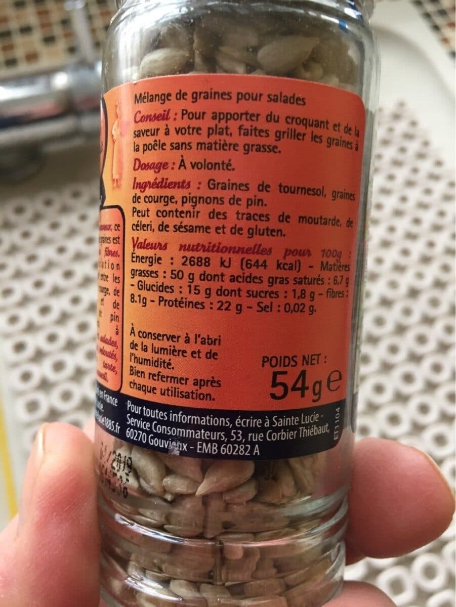 Sainte Lucie Mélange de graines spécial salades packshot