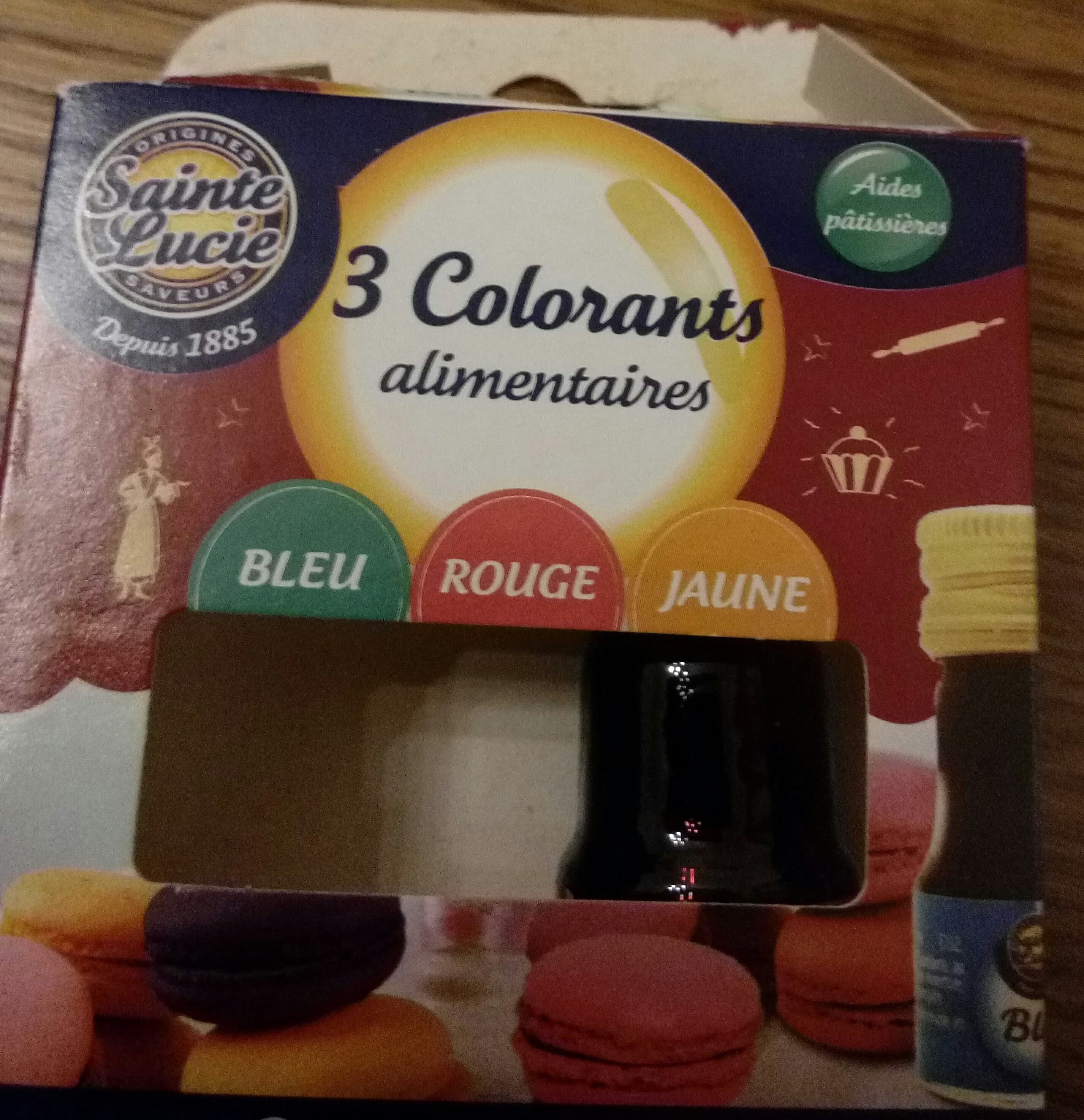Sainte lucie 3 colorants alimentaires assortis Sainte Lucie packshot
