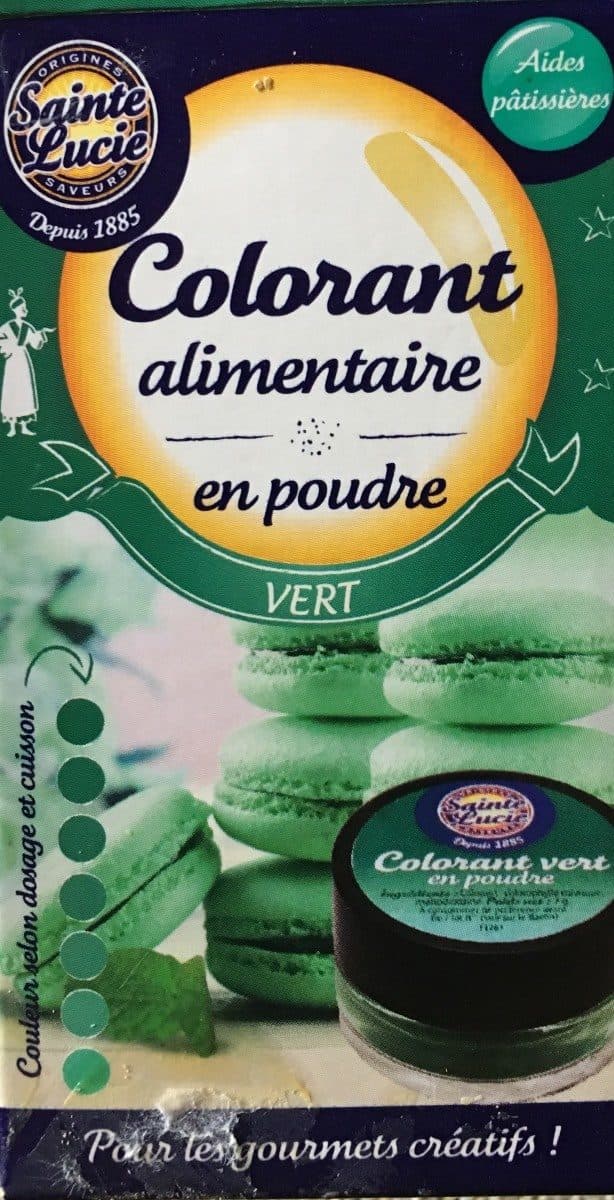Sainte Lucie Colorant alimentaire vert packshot