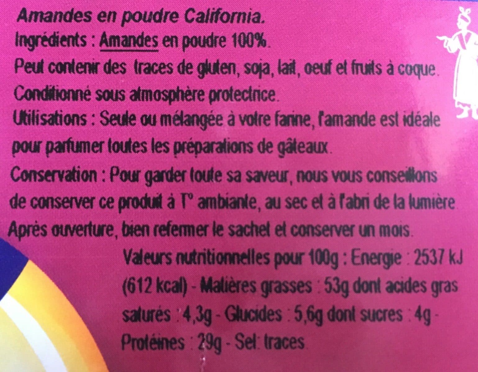 Sainte Lucie Amandes en poudre packshot