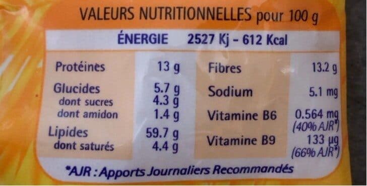 Sainte Lucie Noisettes Décortiquées packshot
