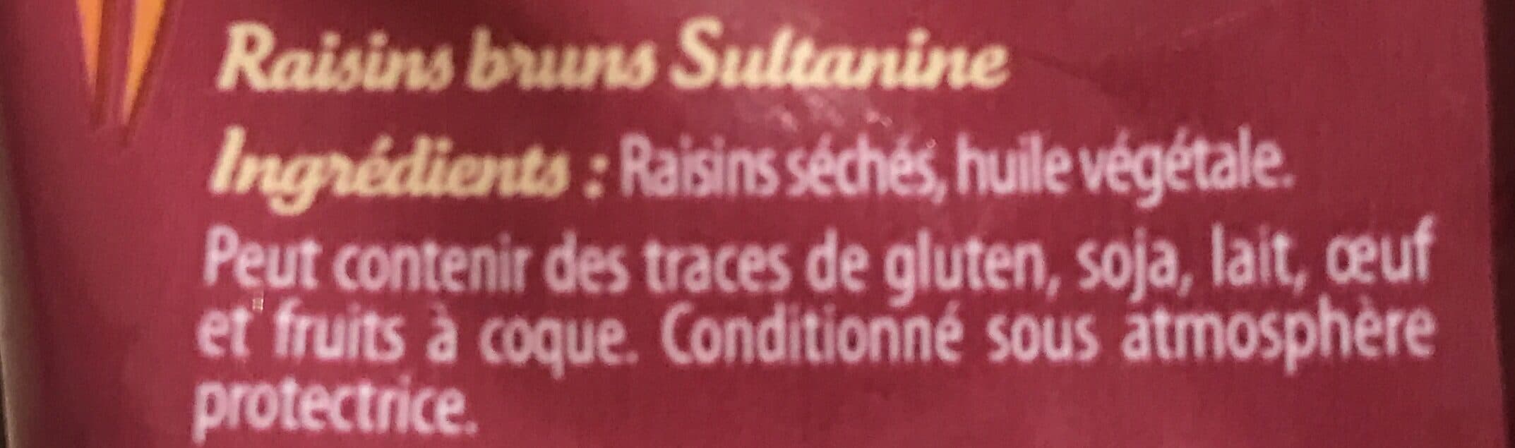 Sainte lucie Raisins bruns sultanine packshot