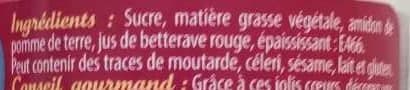 Sainte Lucie COEURS EN SUCRE ROSES ET BLANCS packshot