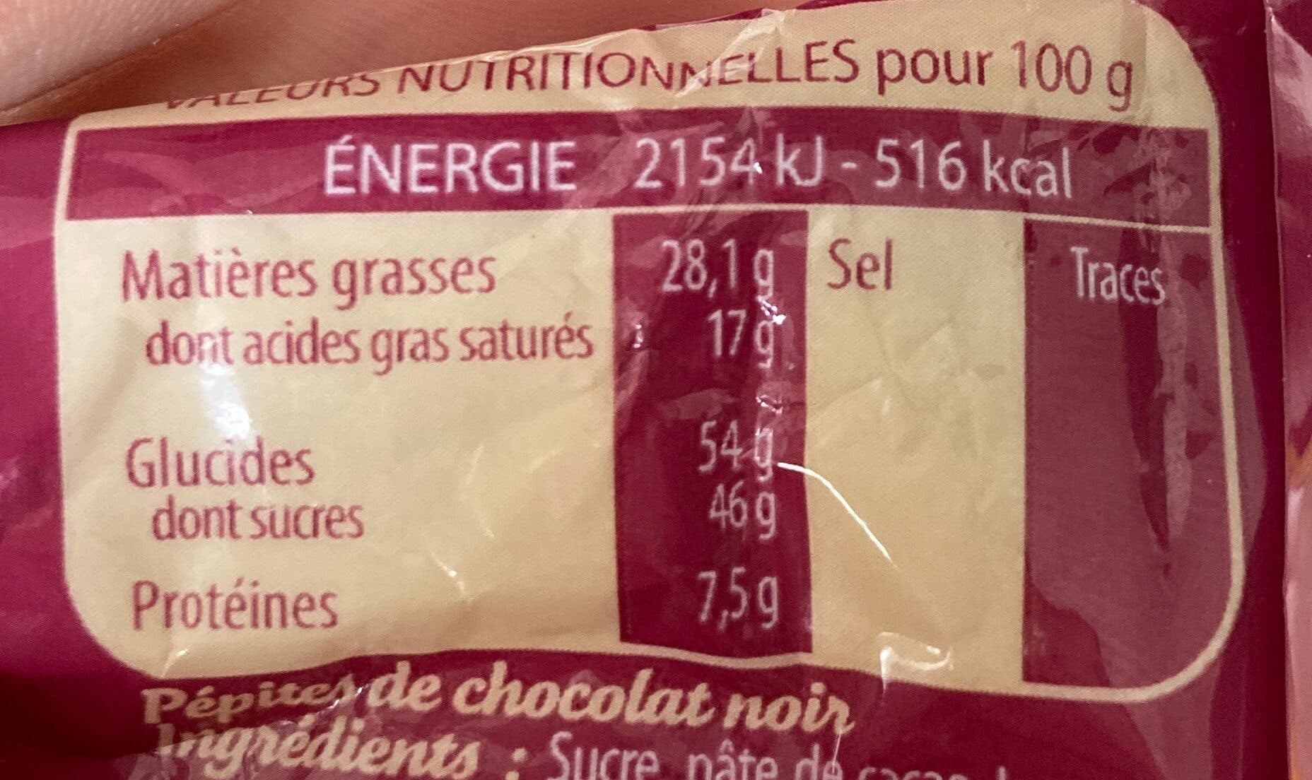 Sainte Lucie Pépites de Chocolat Noir packshot