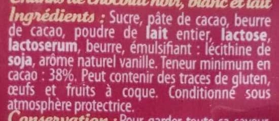 Sainte Lucie Chunks 3 Chocolats packshot