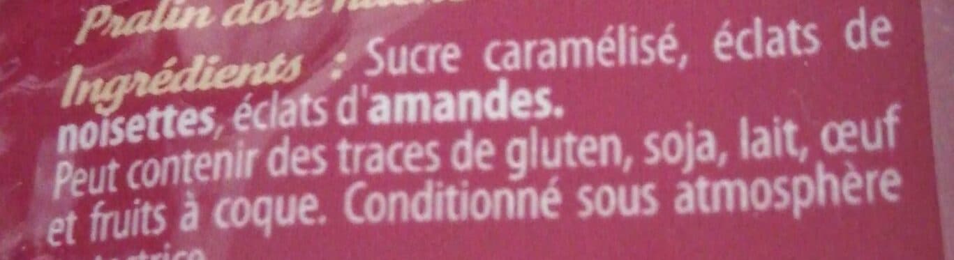 Sainte Lucie Pralin dore haché packshot