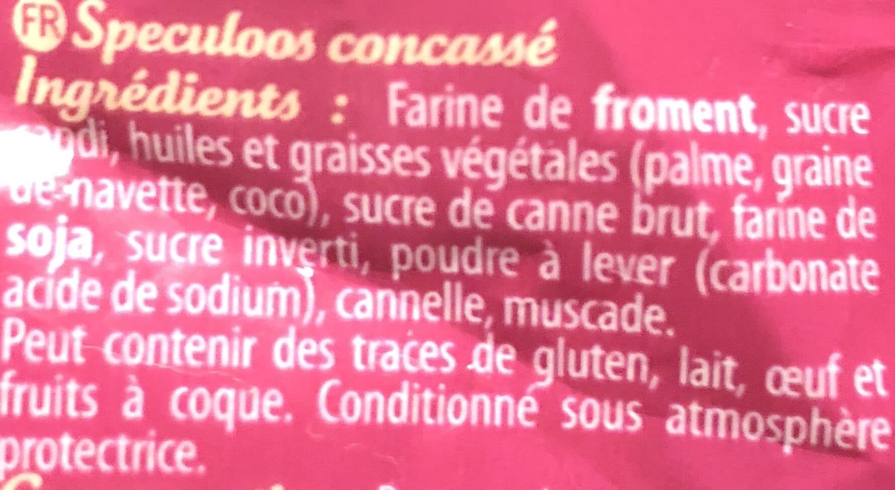 Sainte lucie Spéculoos concassé spécial dessert packshot