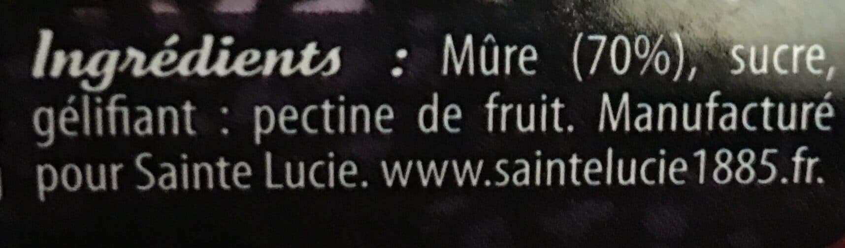 Sainte lucie Coulis de mures Sainte Lucie packshot