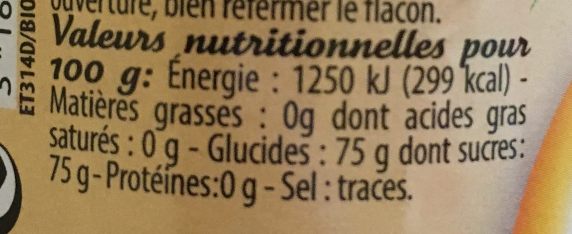 Sainte Lucie Caramel liquide Nature packshot