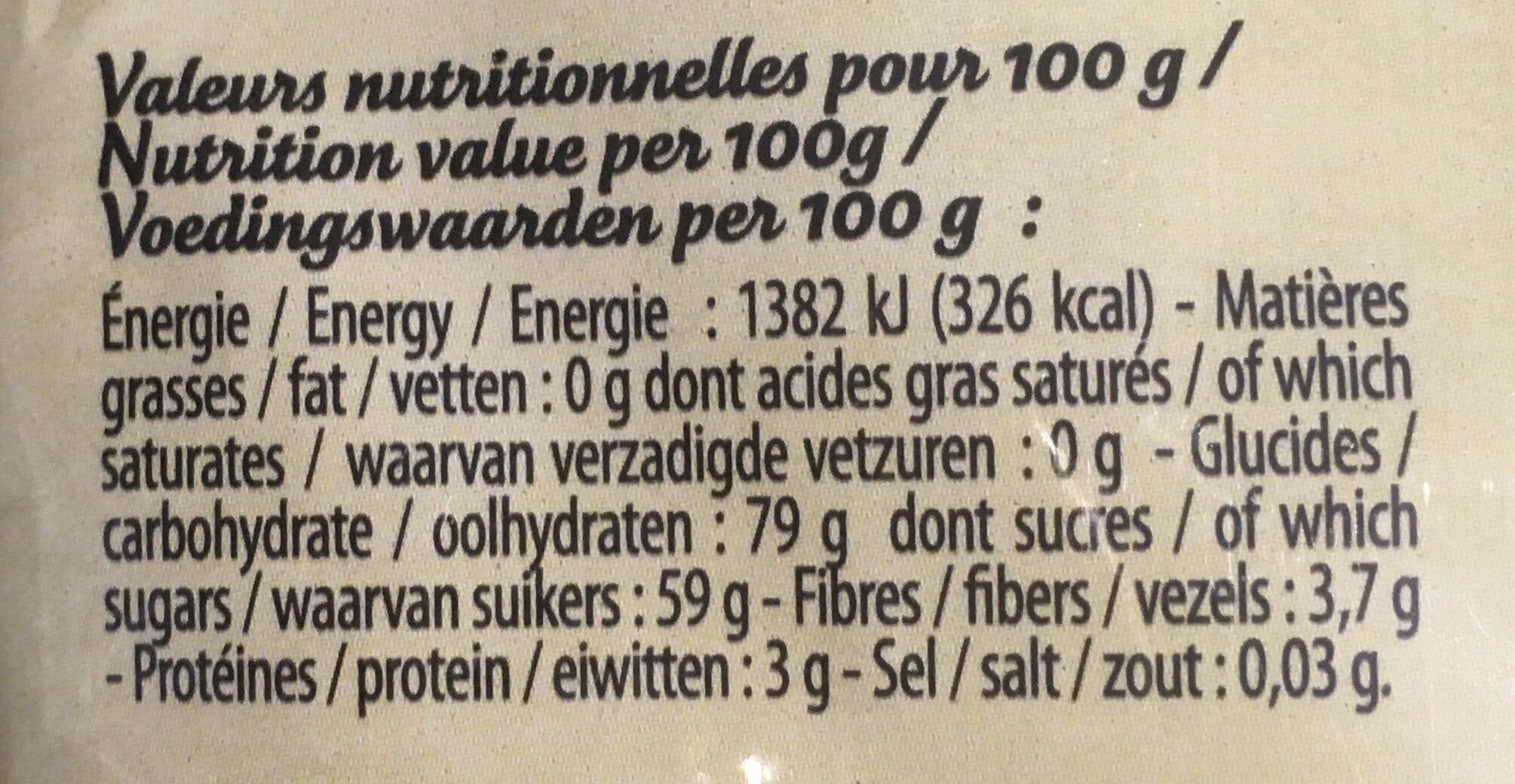 Sainte Lucie raisins bruns sultanine packshot