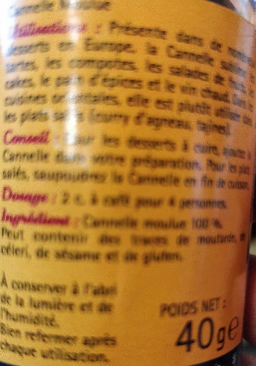 Sainte Lucie Cannelle Moulue packshot
