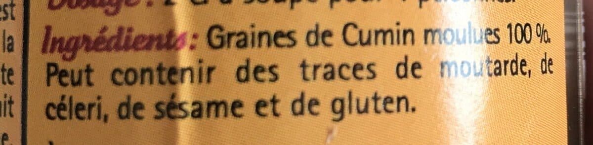 Sainte Lucie Cumin moulu packshot
