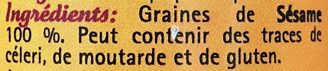 Sainte Lucie Sésames graines packshot