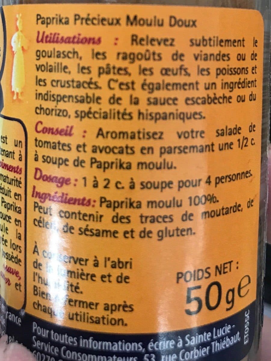 Sainte Lucie Paprika moulu packshot