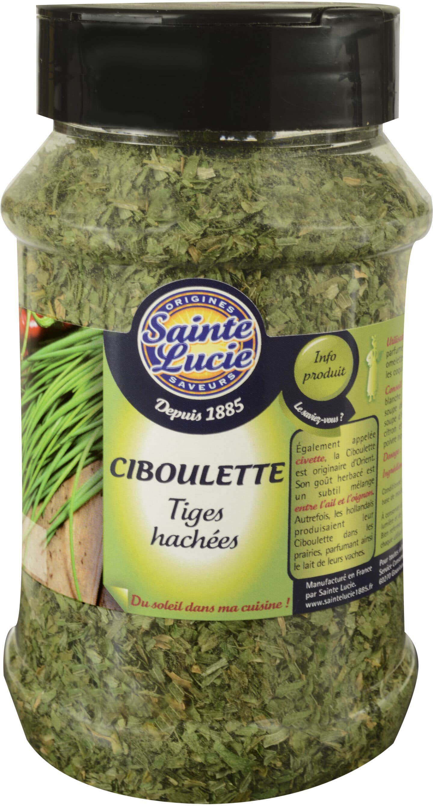 Sainte Lucie Ciboulette tiges hachées packshot