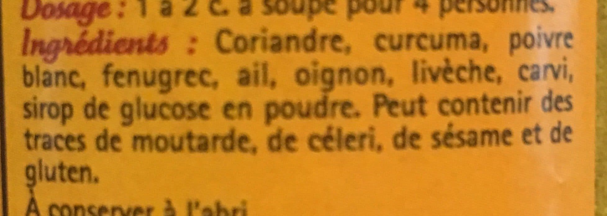 Sainte Lucie Curry Madras moulu Doux packshot