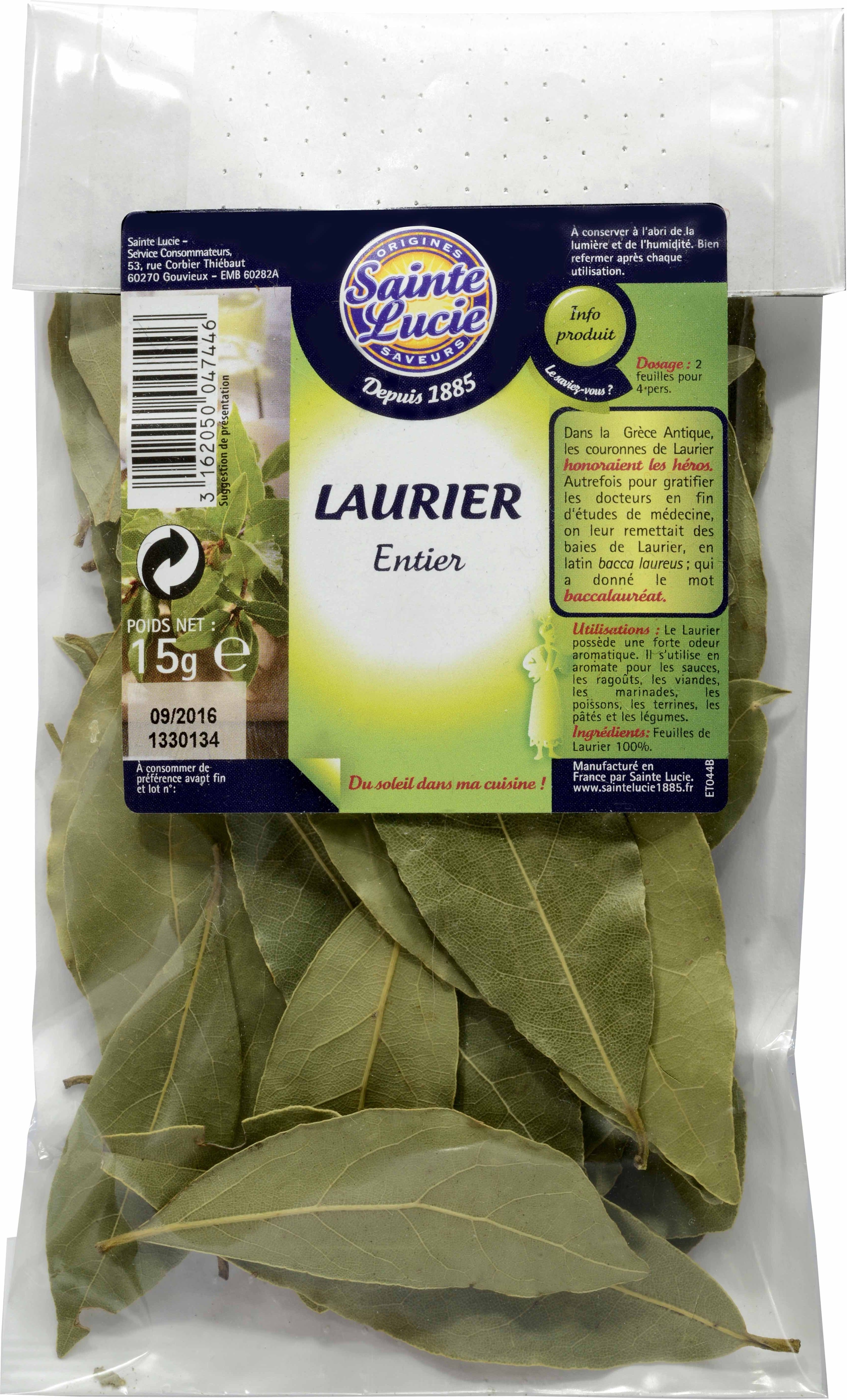 Sainte Lucie Laurier entier packshot