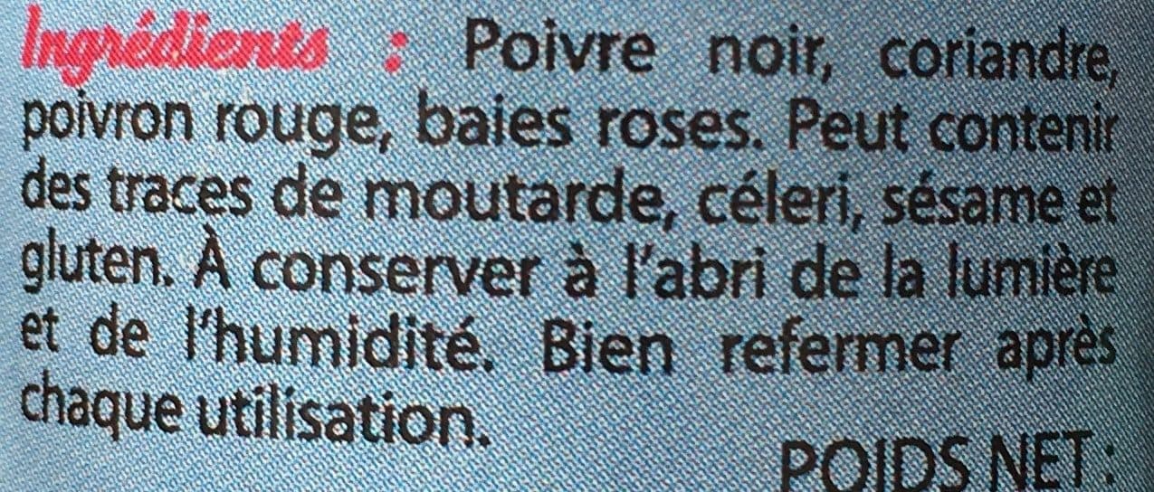 Sainte lucie Poivre fou Moulin packshot