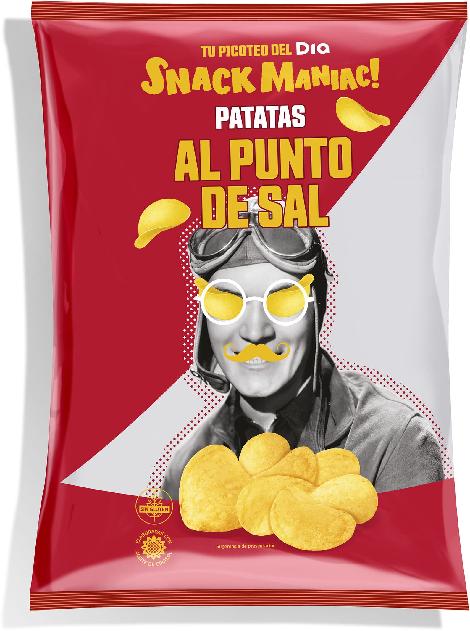 Dia Patatas fritas lisas al punto de sal packshot