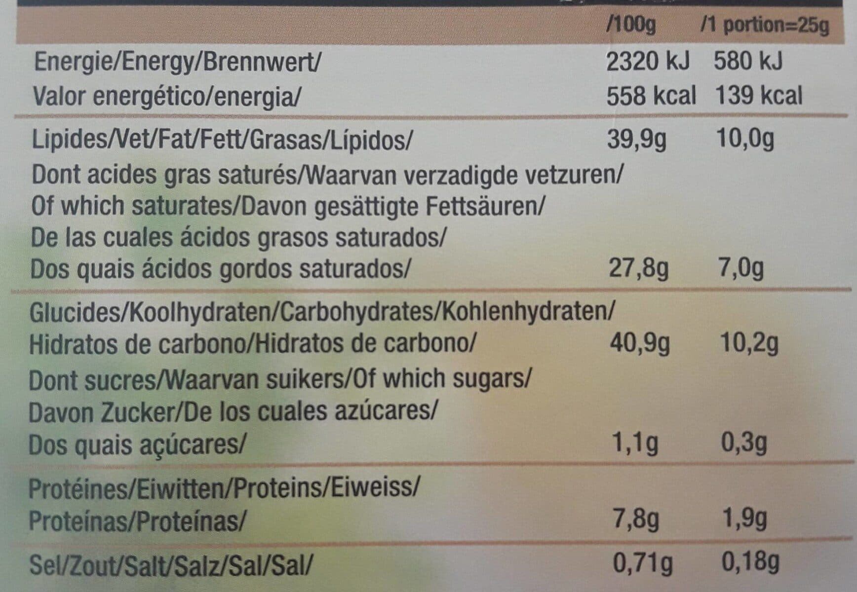3 toques 6 bouchées carrées au beurre à garnir packshot