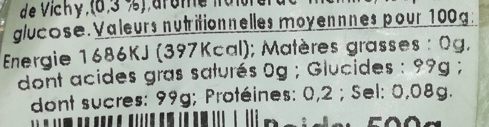 Open Food Facts Pastille du bassin de Vichy packshot