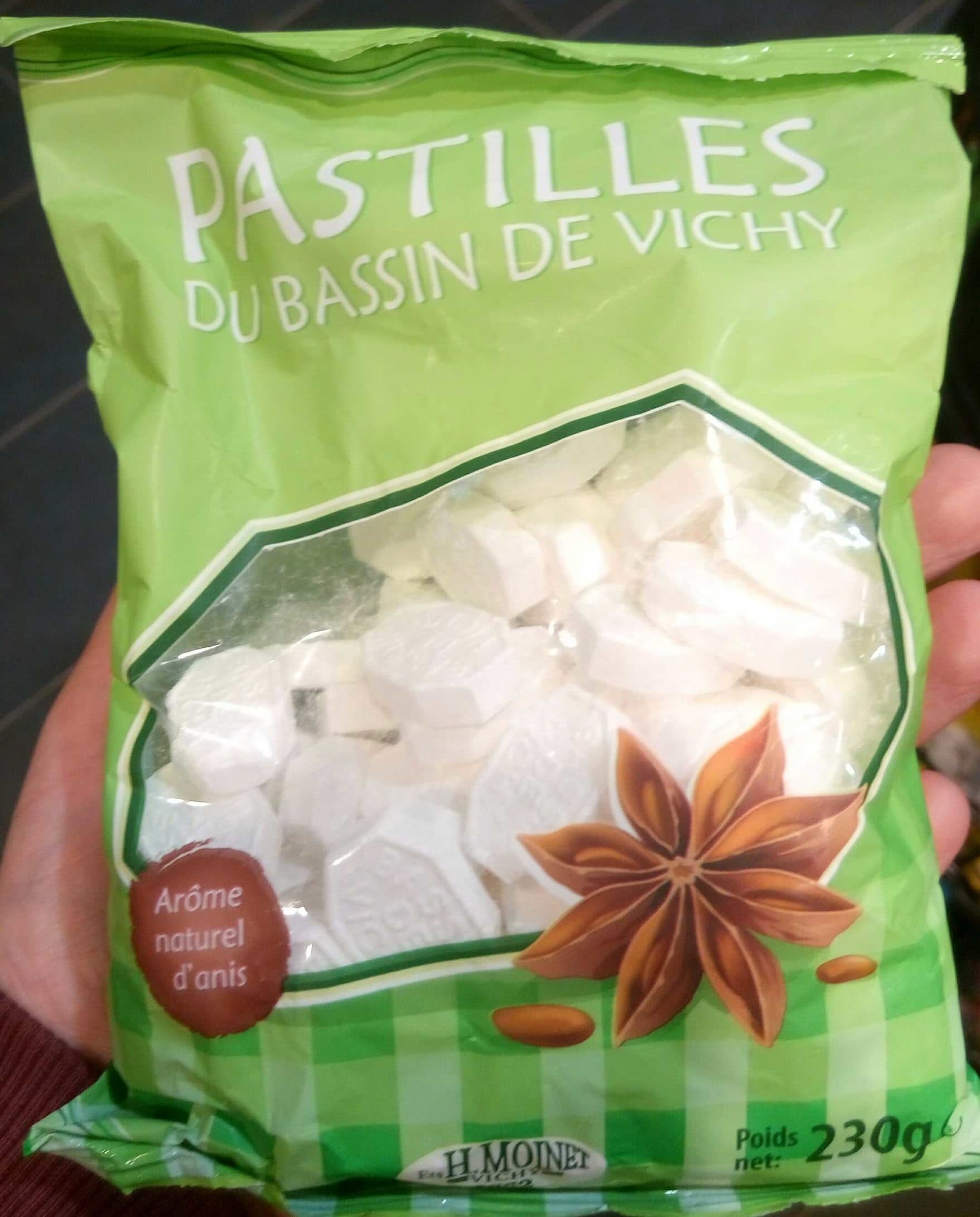 Moinet Pastilles du bassin de Vichy arôme naturel d'anis packshot