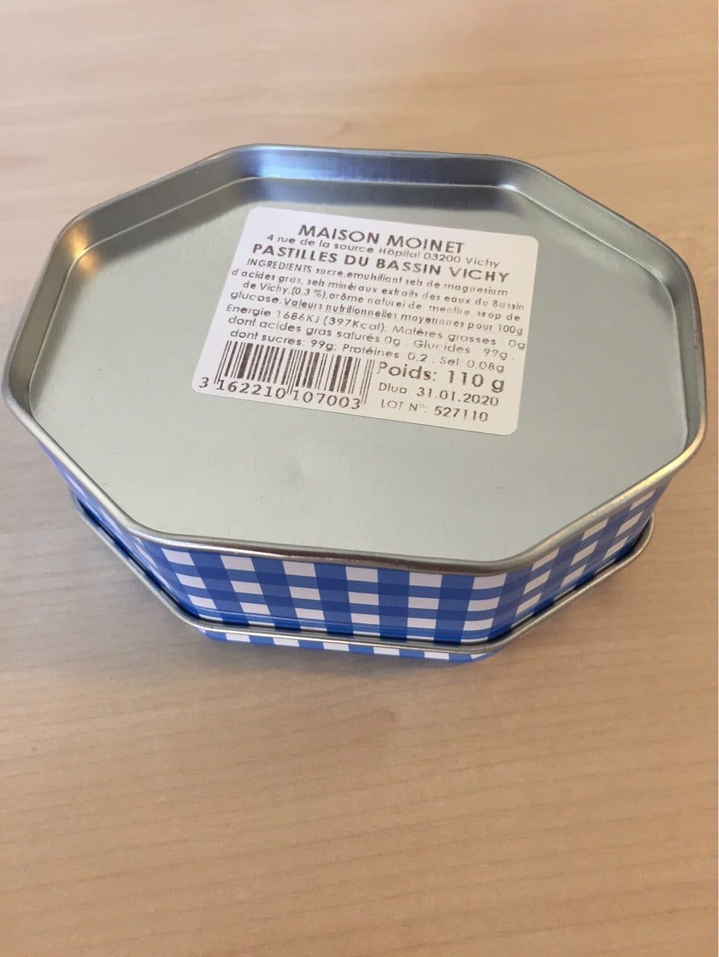 Maison Moinet Pastilles du bassin vichy packshot