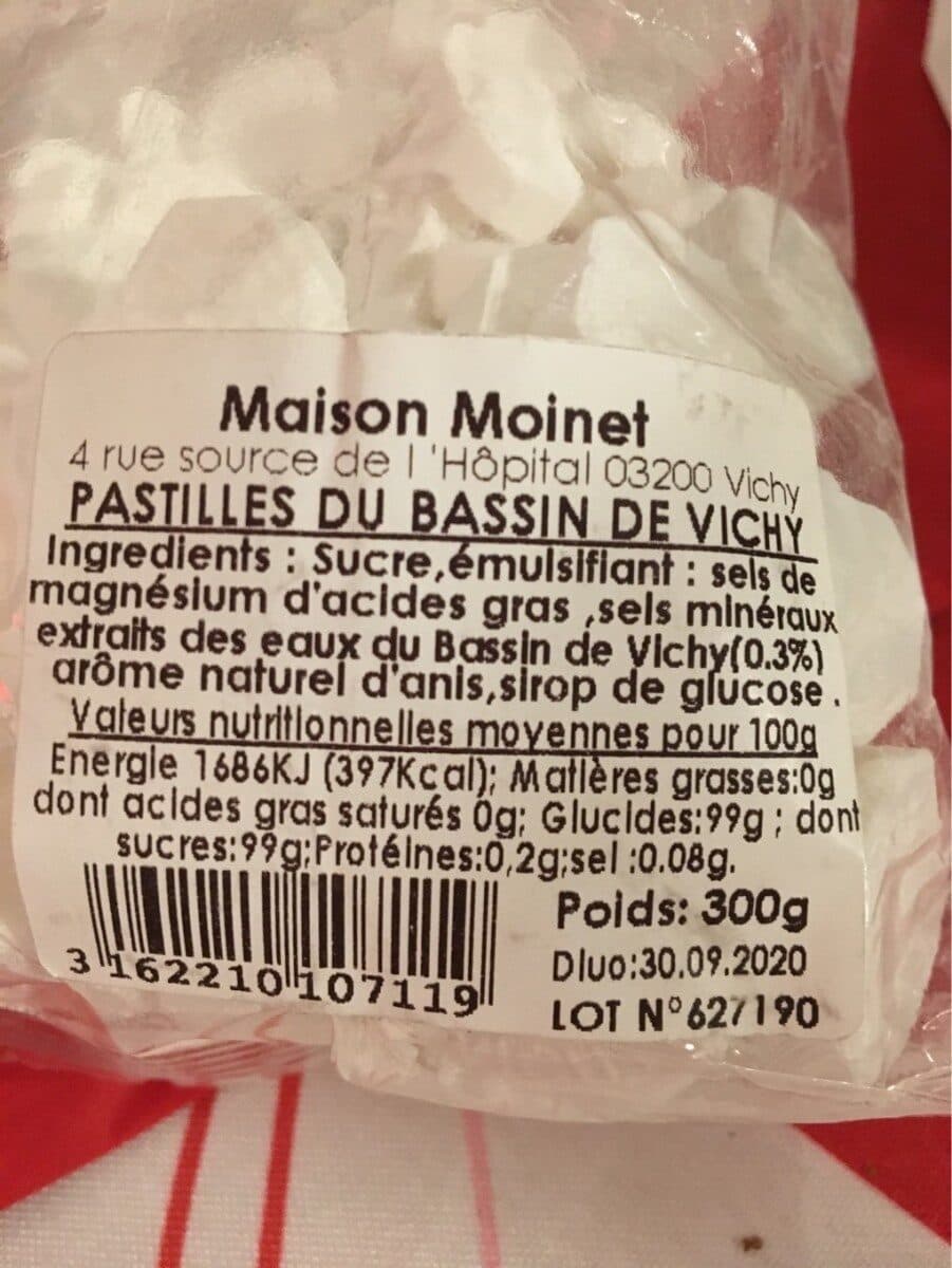 Open Food Facts Pastilles Vichy packshot
