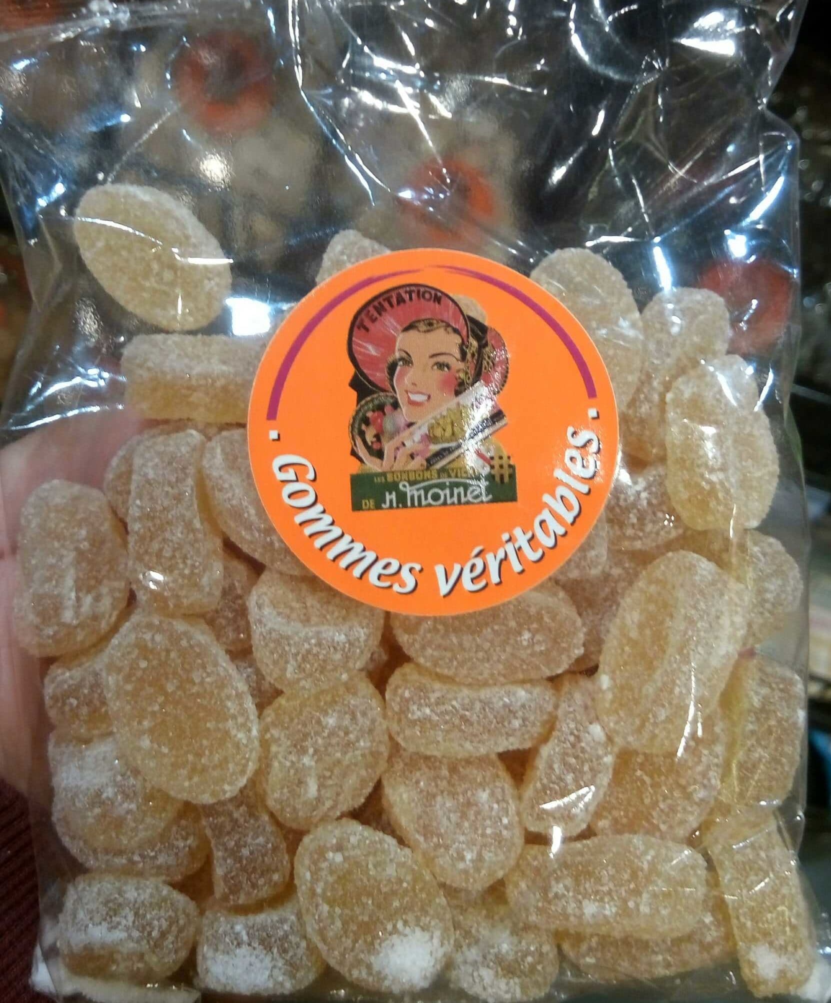 Moinet Gommes véritables packshot
