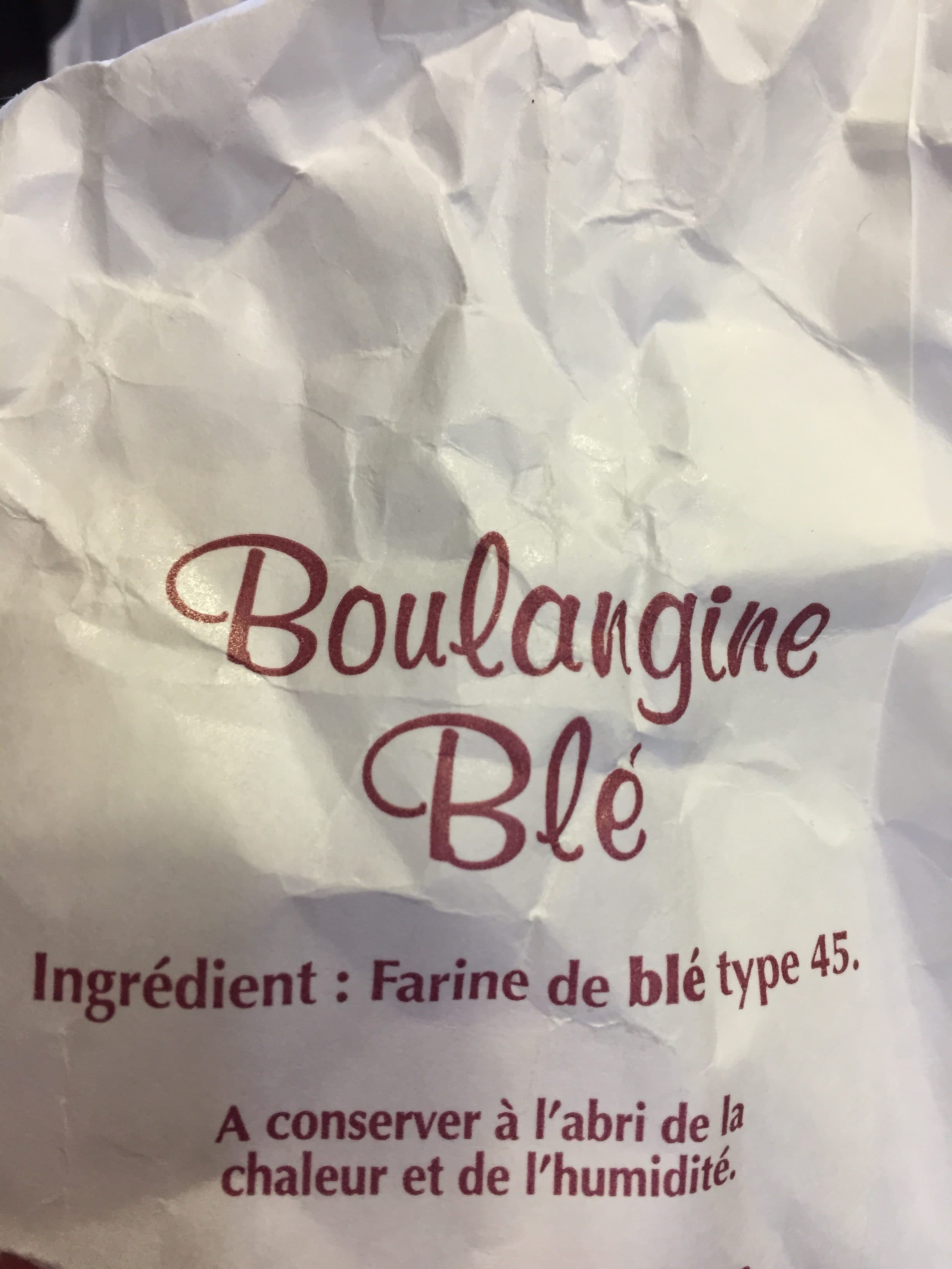 Boulangine Blé Farine Pâtissière Type packshot