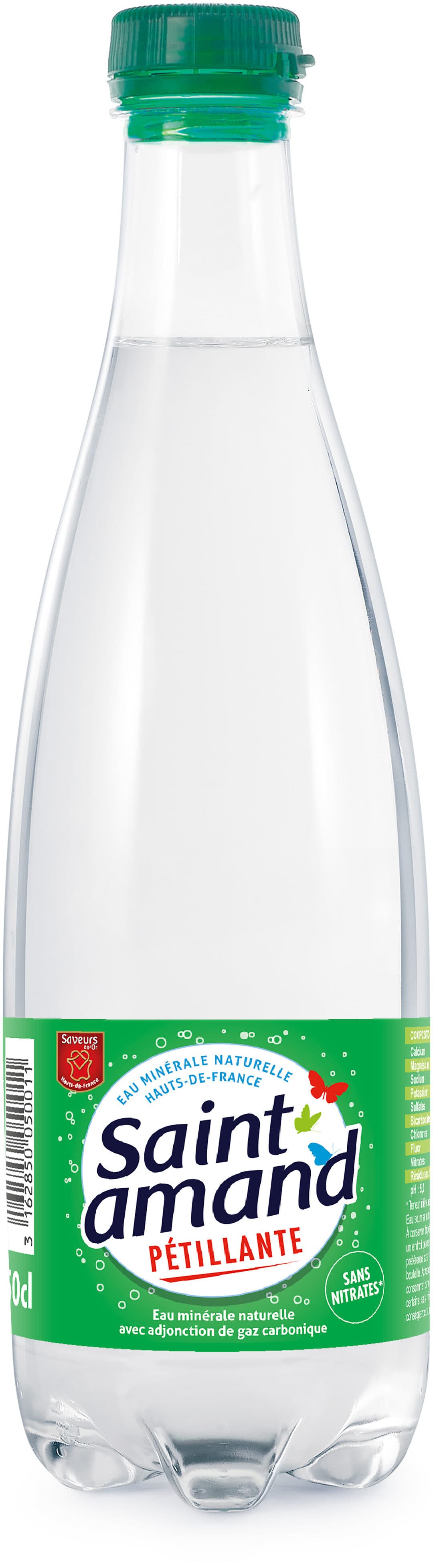 Saint amand St Amand Eau Minérale Naturelle Pétillante 50cl packshot