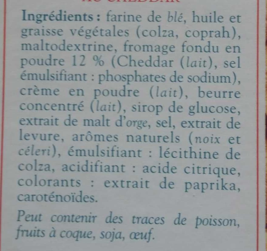 Albert Ménès Galichons au Cheddar saveur Noix packshot
