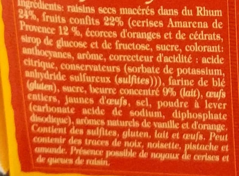 Albert Ménès Cake Tranché Pur Beurre aux Fruits Confits packshot