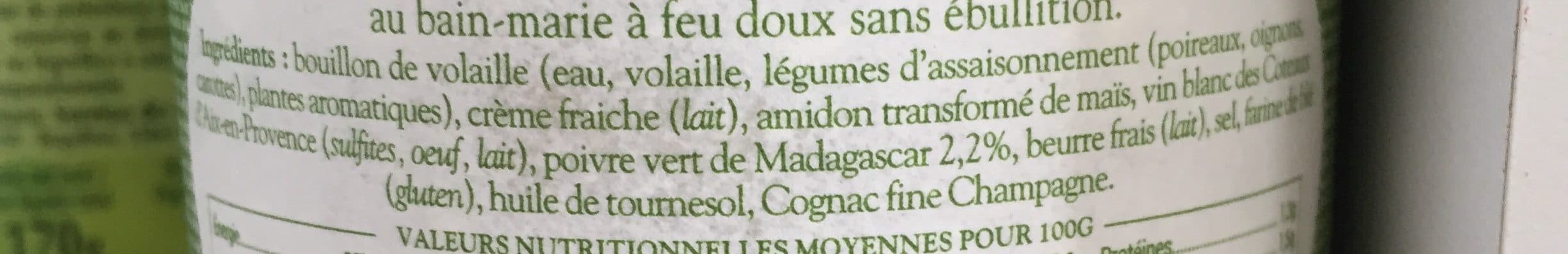 Albert menes Sauce au poivre vert de madagascar ALBERT MENES, 1 x packshot