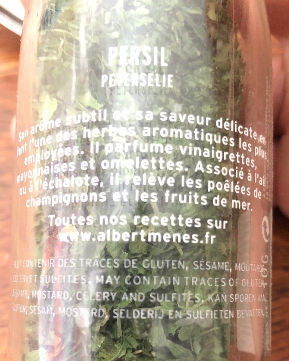 Albert Ménès Persil packshot