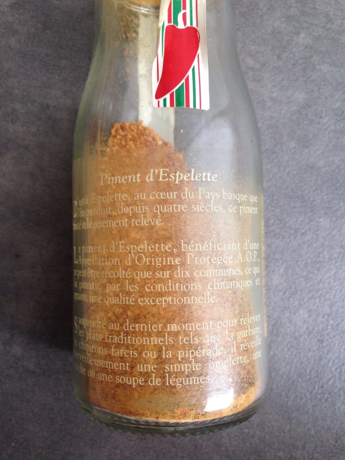 Albert menes Piment d'Espelette A.O.P. packshot