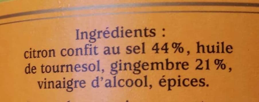 Albert Menes BIO Pâte de Citron Confit au Gingembre packshot