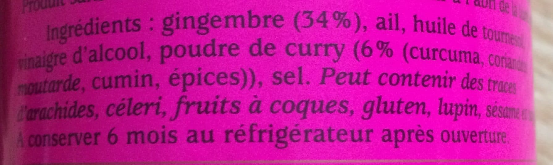 Albert menes BIO Pâte de Curry au Gingembre packshot