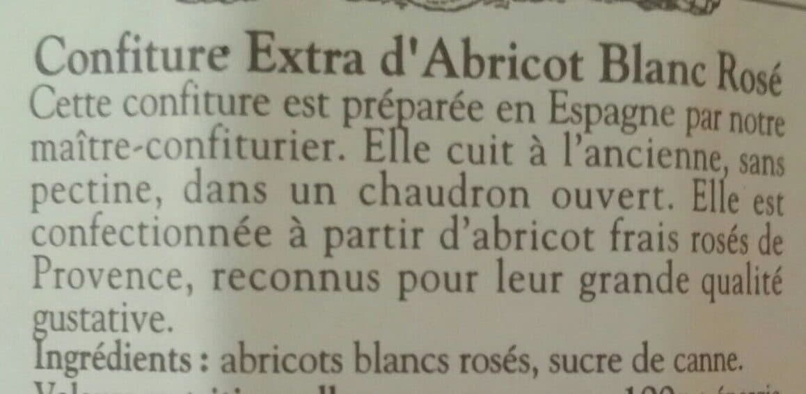 Albert Ménès Confiture D'abricot Blanc Rosé packshot