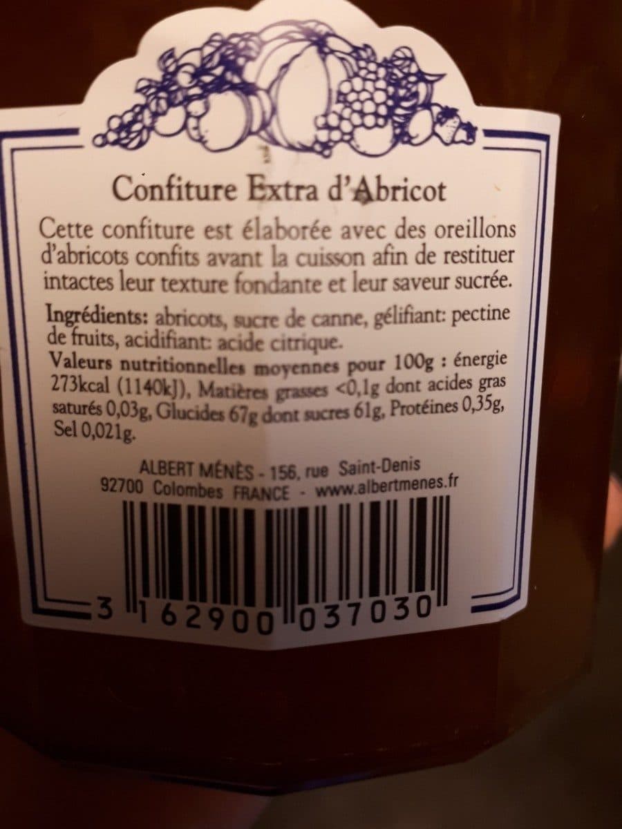 Albert Ménès Confiture Abricot packshot