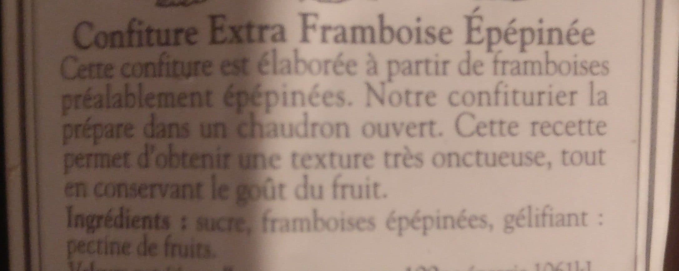 Albert Ménès Confiture Framboise épépinée packshot