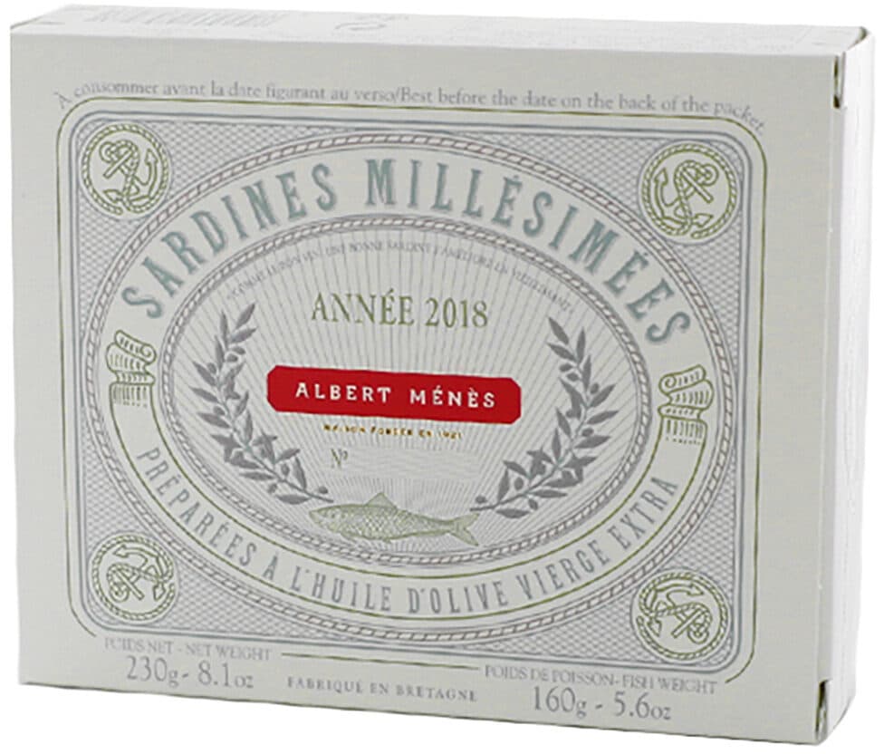 Albert menes Sardines Millésimées à l'Huile d'Olive Vierge Extra packshot
