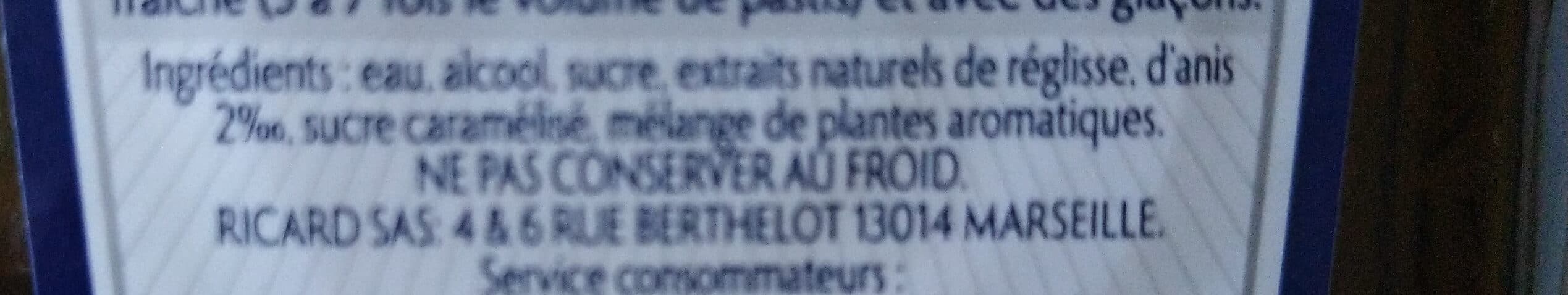 Ricard Pastis packshot