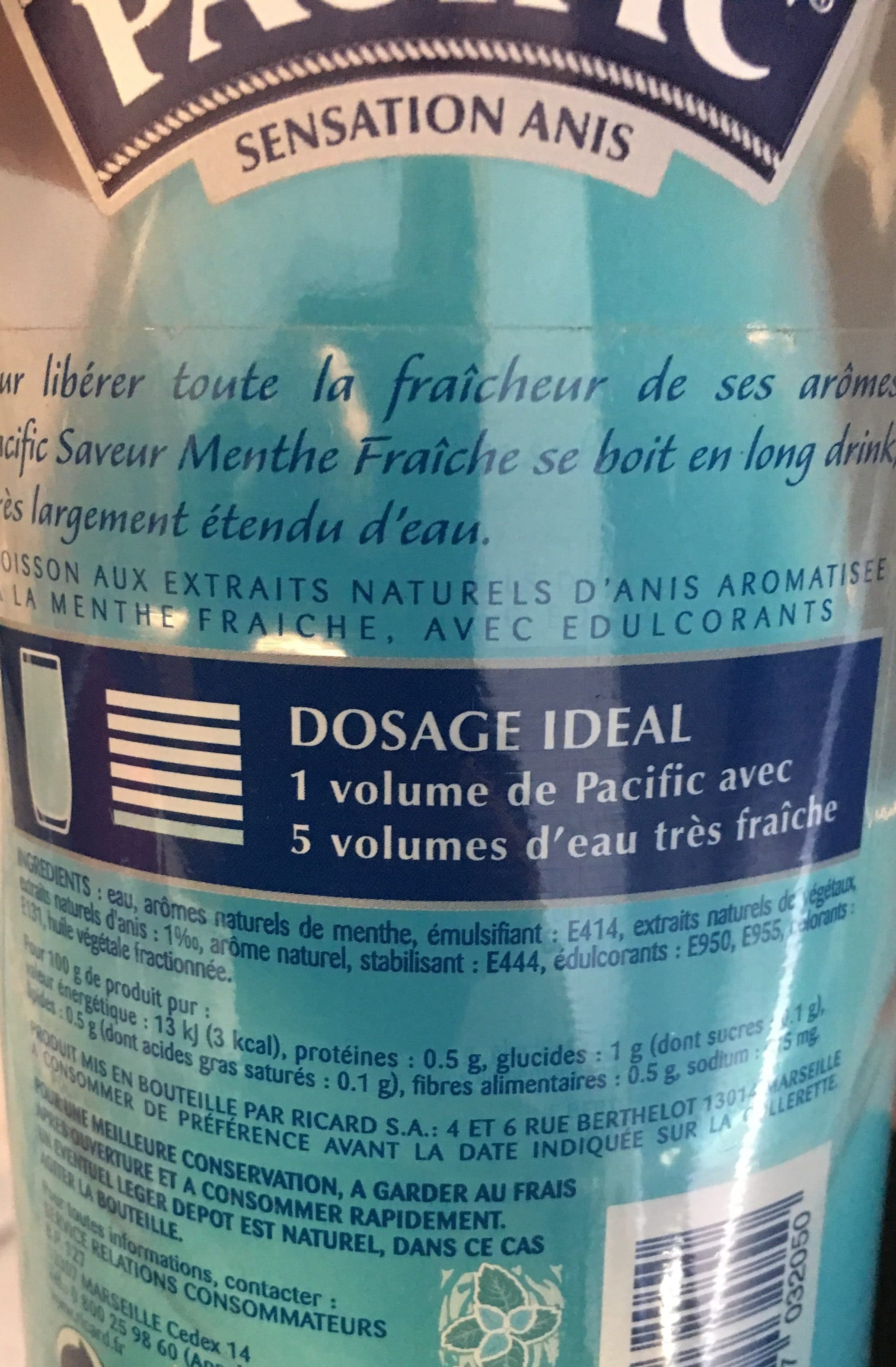 Ricard Pacific sensation anis packshot