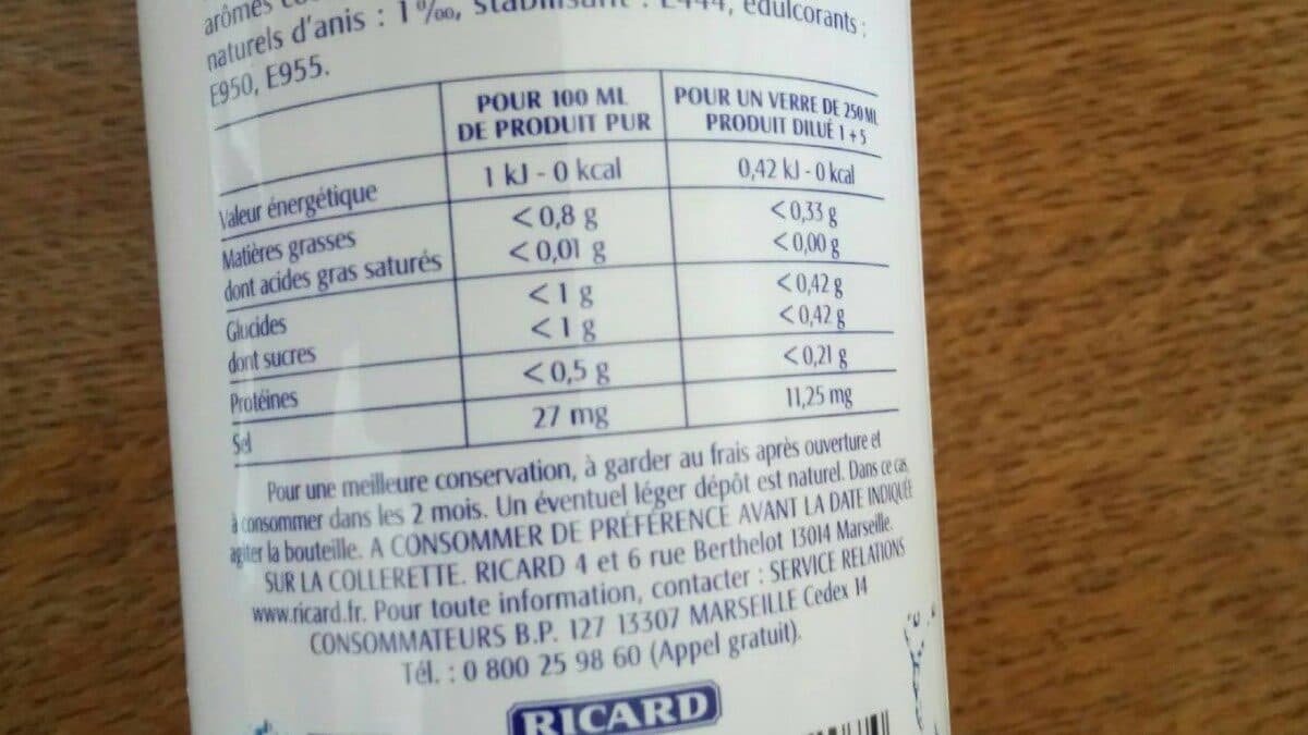 Ricard Pacific packshot
