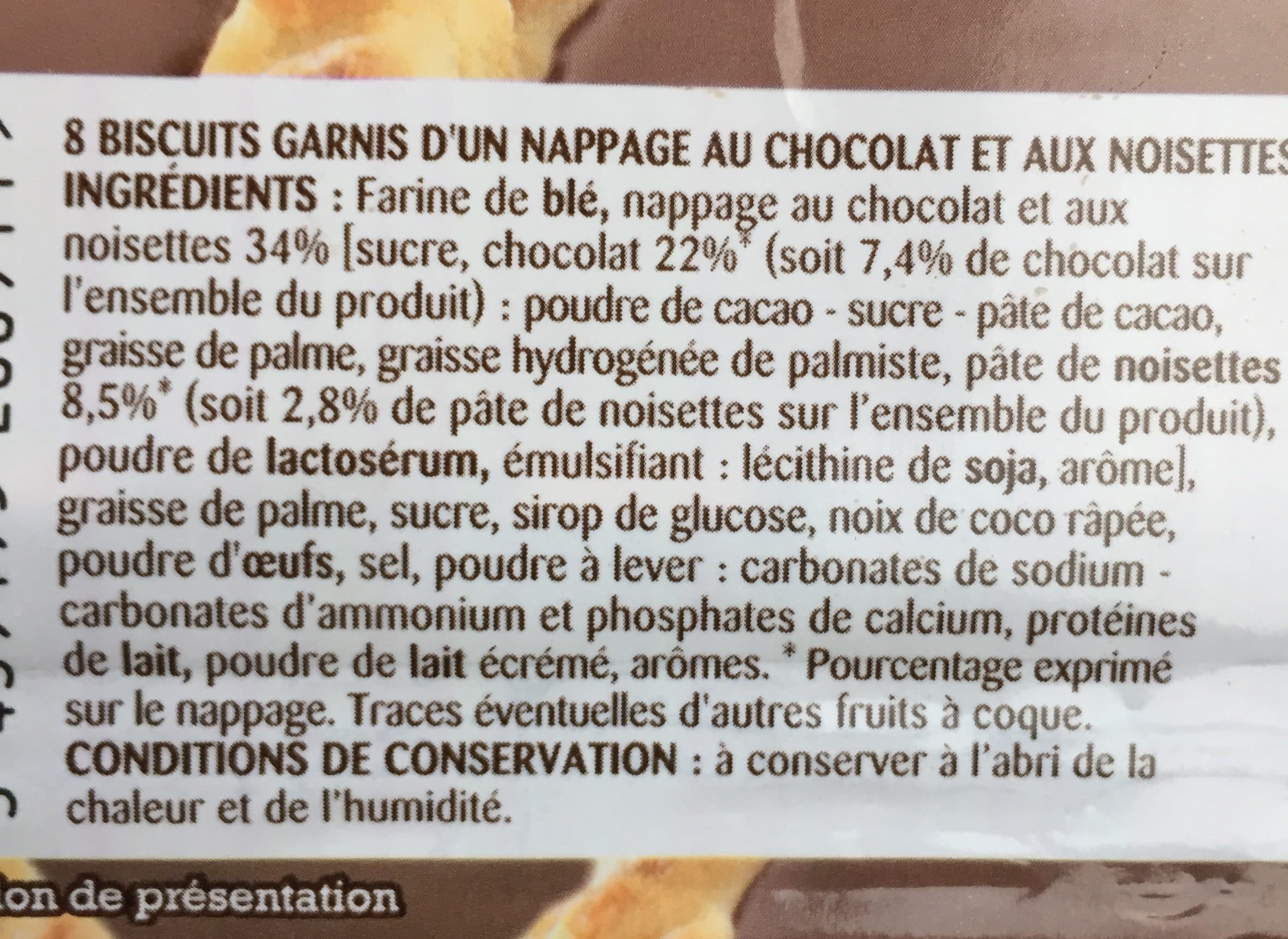 Rochambeau 8 Tartelettes au chocolat et aux noisettes packshot