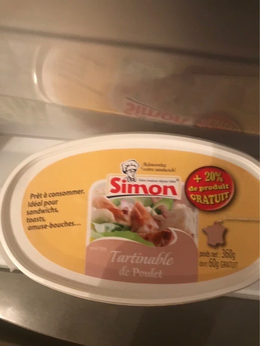 Simon Preparation tartinable à base de poulet packshot