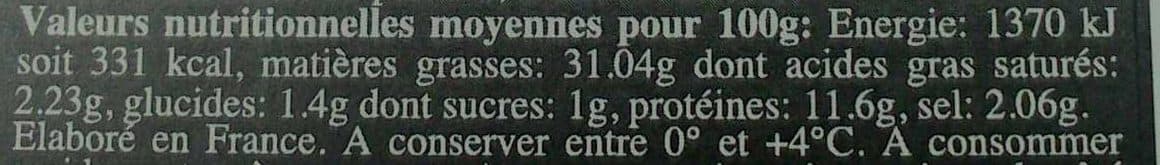 Open Food Facts Tartinable de poulet au fromage frais packshot